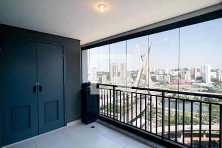 Varanda de apartamento para alugar com 1 quarto, 69m² em Cidade Monções, São Paulo