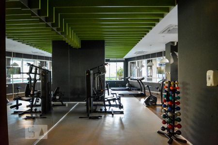 Apartamento para alugar com 50m², 1 quarto e 1 vaga Apartamento para alugar com 50m², 1 quarto e 1 vagaÁrea comum - Academia