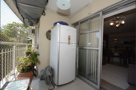 Varanda de apartamento à venda com 3 quartos, 80m² em Pechincha, Rio de Janeiro