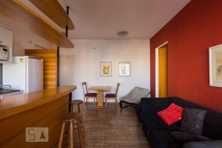 Sala de apartamento para alugar com 1 quarto, 45m² em Chácara Inglesa, São Paulo