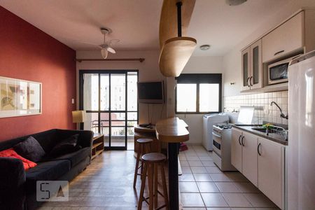 Sala de apartamento para alugar com 1 quarto, 45m² em Chácara Inglesa, São Paulo