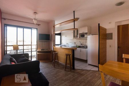 Sala de apartamento para alugar com 1 quarto, 45m² em Chácara Inglesa, São Paulo