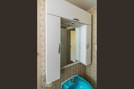 Apartamento para alugar com 50m², 2 quartos e 1 vagaBanheiro - Armário com espelho