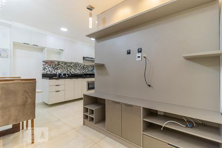 Sala - Painel de TV de apartamento à venda com 2 quartos, 35m² em Consolação, São Paulo