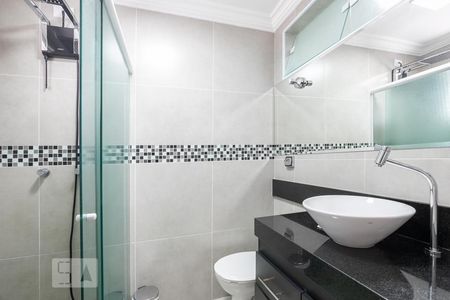 Banheiro da Suite de apartamento à venda com 1 quarto, 56m² em Vila Nova Conceição, São Paulo