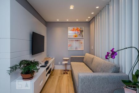 Sala de apartamento à venda com 2 quartos, 76m² em Vila Anastácio, São Paulo