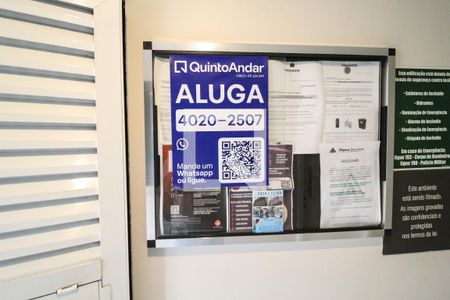 Studio para alugar com 42m², 1 quarto e 1 vaga Studio para alugar com 42m², 1 quarto e 1 vagaPlaca