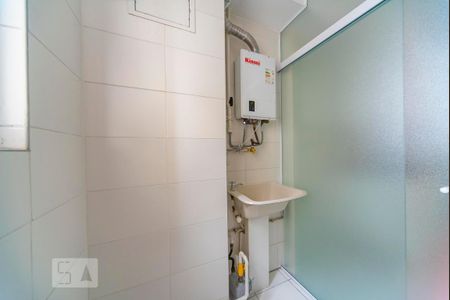 Área de Serviço de apartamento para alugar com 2 quartos, 63m² em Campestre, Santo André