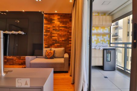 Varanda de kitnet/studio para alugar com 1 quarto, 40m² em Sumarezinho, São Paulo