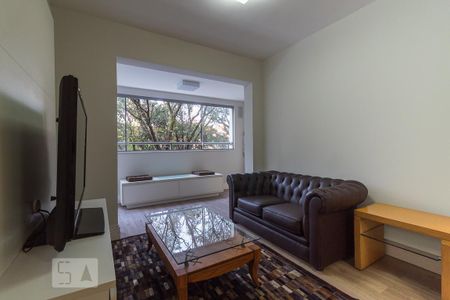Sala de apartamento para alugar com 1 quarto, 56m² em Petrópolis, Porto Alegre