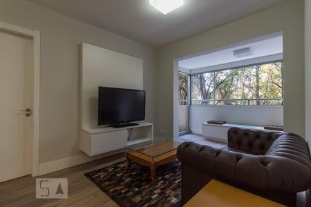 Sala de apartamento para alugar com 1 quarto, 56m² em Petrópolis, Porto Alegre