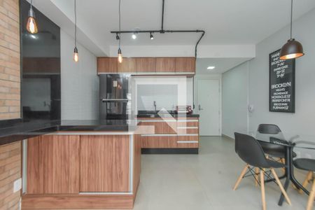 Cozinha de kitnet/studio à venda com 1 quarto, 37m² em Bela Vista, São Paulo
