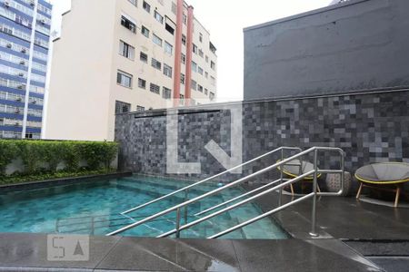 Área comum - Piscina de kitnet/studio à venda com 1 quarto, 37m² em Bela Vista, São Paulo