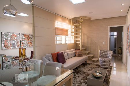 Sala de Estar/ Sala de Jantar de apartamento à venda com 3 quartos, 141m² em Jardim América, Belo Horizonte