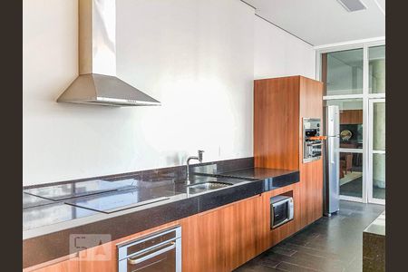 Studio para alugar com 48m², 1 quarto e 1 vagaChurrasqueira