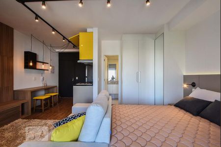 Studio para alugar com 42m², 1 quarto e 1 vaga Studio para alugar com 42m², 1 quarto e 1 vagaDormitório