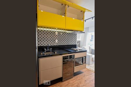 Studio para alugar com 42m², 1 quarto e 1 vaga Studio para alugar com 42m², 1 quarto e 1 vagaCozinha