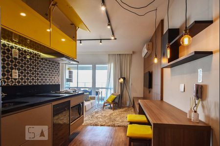 Studio para alugar com 42m², 1 quarto e 1 vaga Studio para alugar com 42m², 1 quarto e 1 vagaCozinha