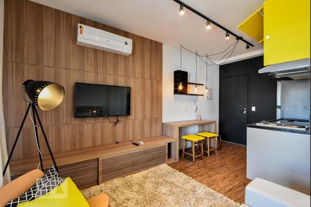 Studio para alugar com 42m², 1 quarto e 1 vaga Studio para alugar com 42m², 1 quarto e 1 vagaSala