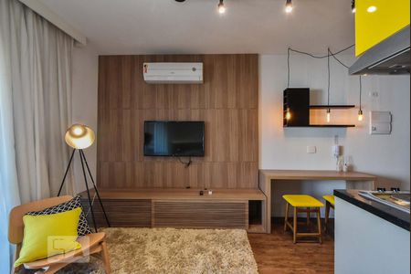 Studio para alugar com 42m², 1 quarto e 1 vaga Studio para alugar com 42m², 1 quarto e 1 vagaSala