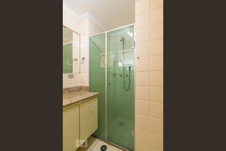 Banheiro da Suite de apartamento à venda com 3 quartos, 89m² em Vila Gilda, Santo André