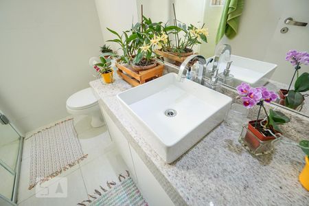 Detalhe banheiro de apartamento para alugar com 1 quarto, 50m² em Mooca, São Paulo