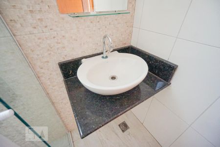 Detalhe banheiro de apartamento para alugar com 1 quarto, 35m² em Chácara Mafalda, São Paulo