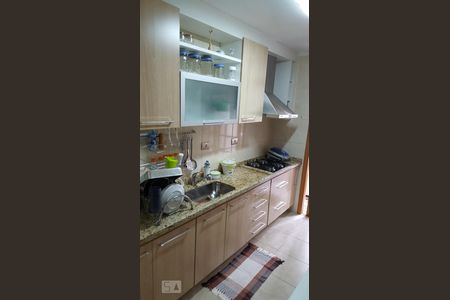 Cozinha de apartamento à venda com 2 quartos, 56m² em Vila Parque Jabaquara, São Paulo