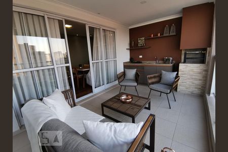 Varanda gourmet de apartamento à venda com 2 quartos, 93m² em Jardim Fonte do Morumbi, São Paulo