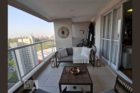 Varanda gourmet de apartamento à venda com 2 quartos, 93m² em Jardim Fonte do Morumbi, São Paulo