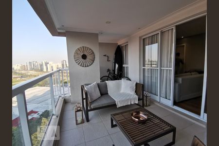 Varanda gourmet de apartamento à venda com 2 quartos, 93m² em Jardim Fonte do Morumbi, São Paulo