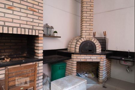 Área comum - Churrasqueira de kitnet/studio para alugar com 1 quarto, 34m² em Bela Vista, São Paulo
