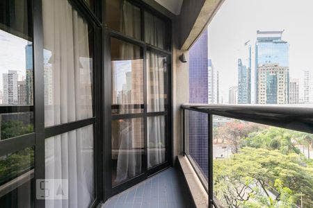 Varanda de kitnet/studio para alugar com 1 quarto, 46m² em Jardim Europa, São Paulo