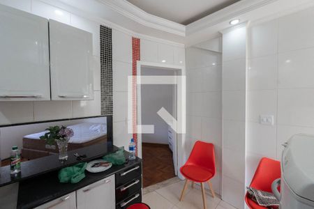 Cozinha de apartamento à venda com 1 quarto, 38m² em Centro, São Paulo