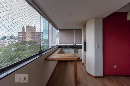 Varanda gourmet de apartamento para alugar com 3 quartos, 100m² em Petrópolis, Porto Alegre