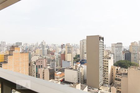 Vista da Varanda de kitnet/studio para alugar com 1 quarto, 28m² em República, São Paulo