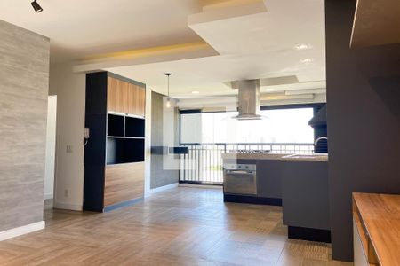 Sala/Cozinha/Varanda Gourmet de apartamento à venda com 2 quartos, 62m² em Continental, Osasco
