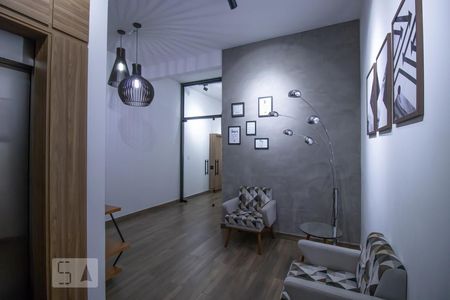 Studio para alugar com 38m², 1 quarto e sem vaga Studio para alugar com 38m², 1 quarto e sem vagaÁrea Comum - Hall de Entrada