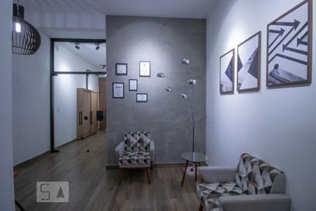 Studio para alugar com 38m², 1 quarto e sem vaga Studio para alugar com 38m², 1 quarto e sem vagaÁrea Comum - Hall de Entrada
