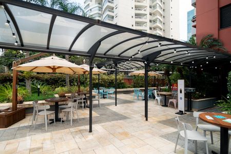 Área externa de apartamento para alugar com 2 quartos, 46m² em Cidade Monções, São Paulo