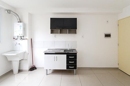 Cozinha de apartamento para alugar com 1 quarto, 29m² em Brás, São Paulo