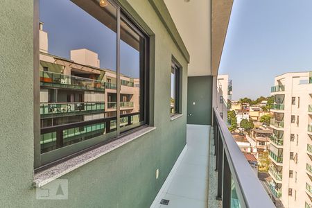 Varanda da Sala de apartamento para alugar com 3 quartos, 139m² em Pechincha, Rio de Janeiro