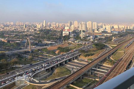 Vista varanda de apartamento à venda com 1 quarto, 38m² em Tatuapé, São Paulo