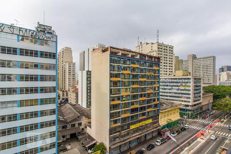 Vista da Varanda de kitnet/studio à venda com 1 quarto, 26m² em Centro, São Paulo