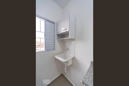 Área de Serviço de kitnet/studio para alugar com 1 quarto, 18m² em Vila Linda, Santo André