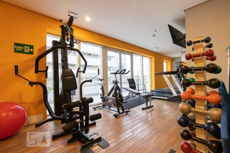 Studio para alugar com 30m², 1 quarto e 1 vaga Studio para alugar com 30m², 1 quarto e 1 vagaAcademia