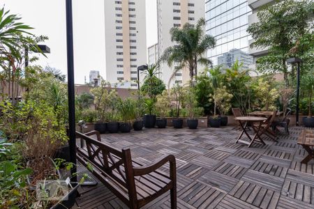 Área comum - externa de kitnet/studio para alugar com 1 quarto, 30m² em Paraíso, São Paulo