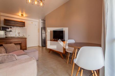 Sala de apartamento à venda com 1 quarto, 51m² em Jardim Ampliação, São Paulo