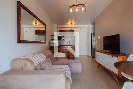 Sala de apartamento à venda com 1 quarto, 51m² em Jardim Ampliação, São Paulo