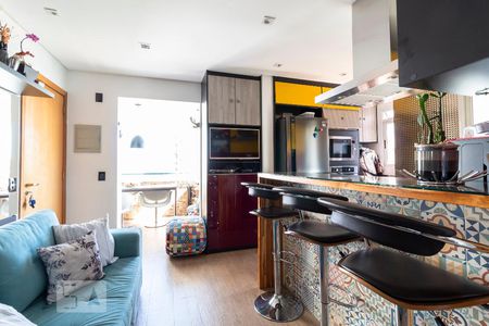 Sala de apartamento à venda com 1 quarto, 40m² em Jardim Paulista, São Paulo